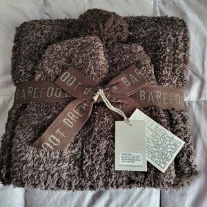 Barefoot Dreams Cozy Chic Pom Pom Beanie and Scarf Set